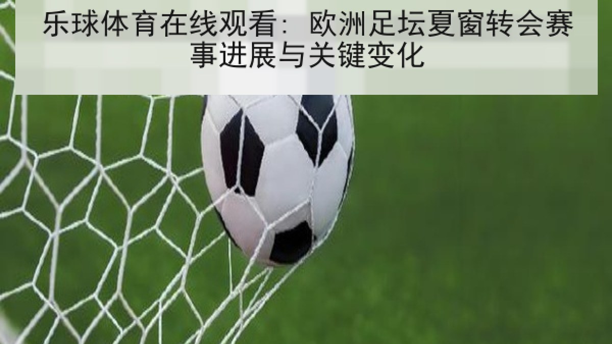 乐球体育在线观看: 欧洲足坛夏窗转会赛事进展与关键变化